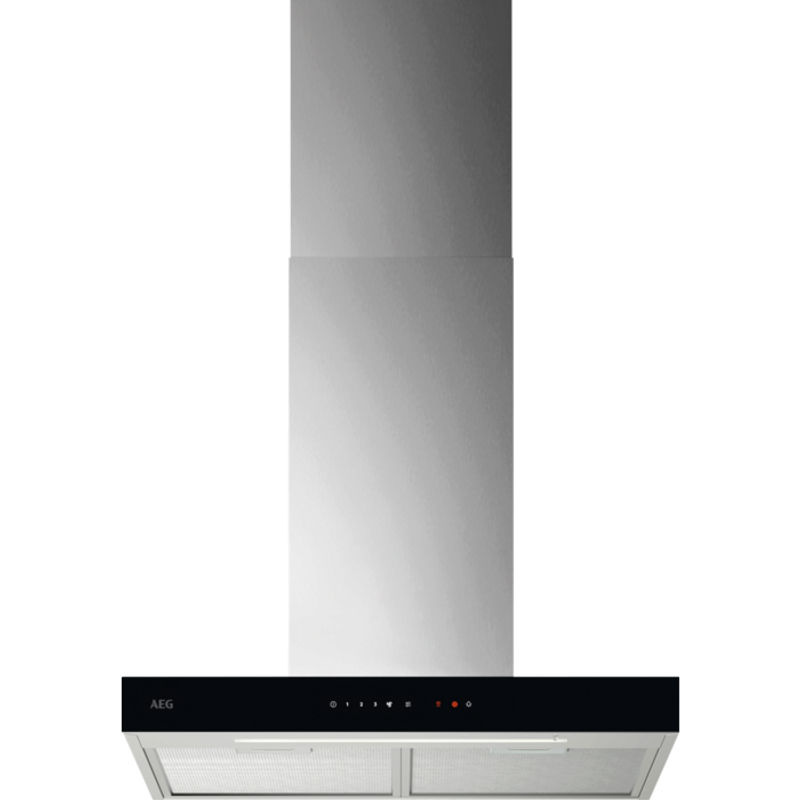 GB67D61HL Kamin-Dunstabzugshaube in Schwarz und Edelstahl - Bild 2