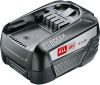 Bosch PBA 18V 6,0Ah Li-Ion Werkzeug-Akku 18V 6Ah Schwarz Grau Rot - Bild 1