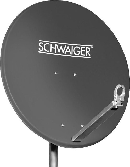 Schwaiger Satellitenschüssel SPI621.1 aus Aluminium in Anthrazit mit 57 cm Durchmesser - Bild 1