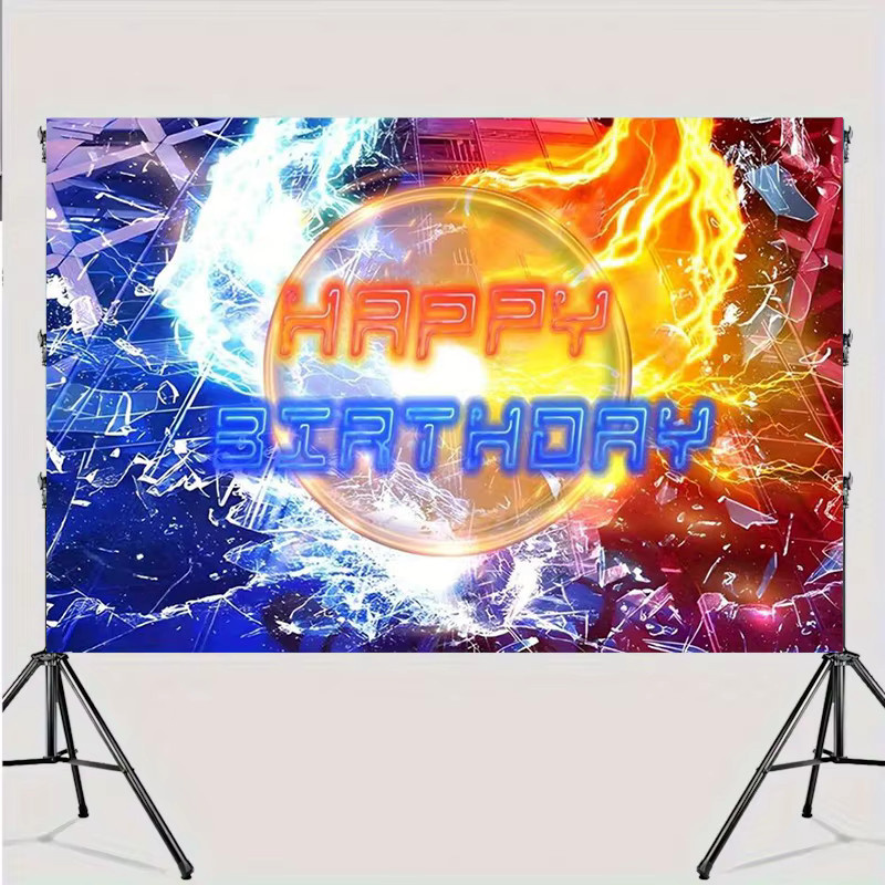 VIKAMA Wandteppich für Party und Geburtstag, abstrakter Hängender Wandteppich in Mehrfarbig, B/H: 58 x 75 cm - Bild 3