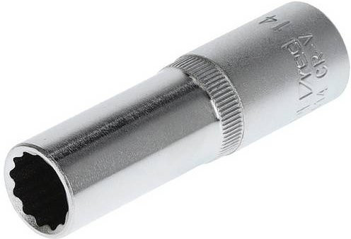 Gedore RED Steckschlüsseleinsatz 1/2 Zoll in Silber aus Chrom-Vanadium mit 12,5 mm - Bild 1