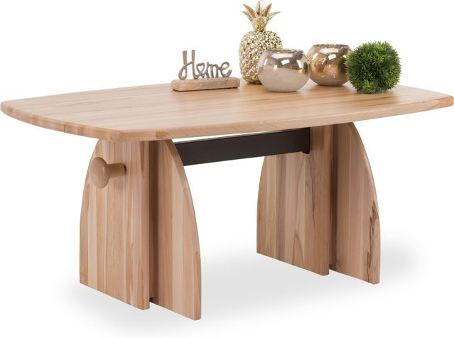 Couchtisch HASSE aus Kernbuche Massivholz in Beige mit höhenverstellbarem Lift-Mechanismus, B/T/H: 109 x 64 x 69 cm - Bild 1