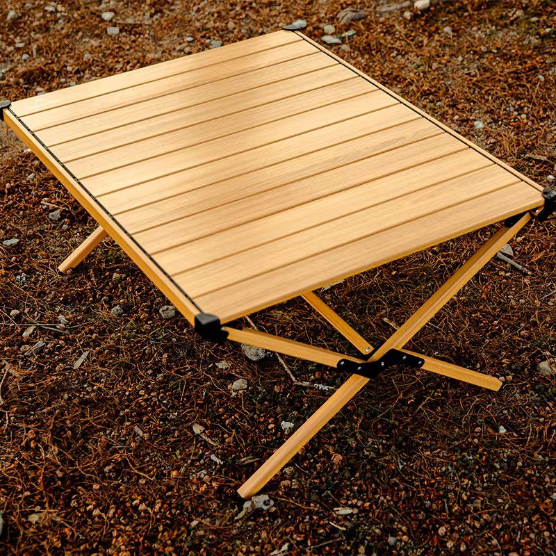 MOUNTAINHIKER Klapptisch aus Holz in Braun für Camping, Picknick und Outdoor-Einsätze - Bild 2