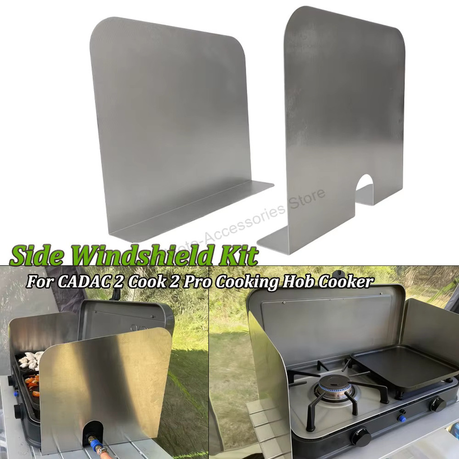 CADAC Windschutz-Seitenpaneele für Cook 2 Pro Campingkocher in Silber - Bild 2