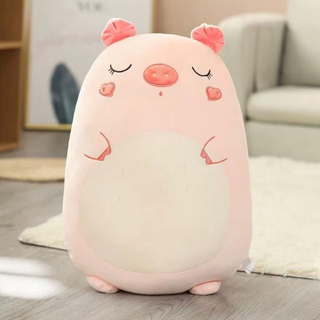 Yiran toy Quetschkissen Plüschtier, Einhorn, Dinosaurier, Tiere, Rosa / Pink - Bild 1