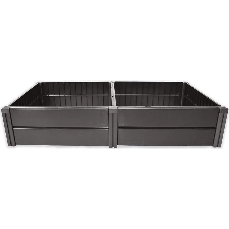 KHW Hochbeet Demeter L in Anthrazit, B: 158 cm, T: 336 cm, H: 82 cm - Bild 2