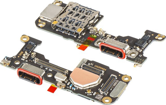 Xiaomi 15T Pro Ladeanschlussplatine mit Mikrofon und SIM-Kartenleser Modul in Schwarz, Service Pack 5600010O12U00 - Bild 1
