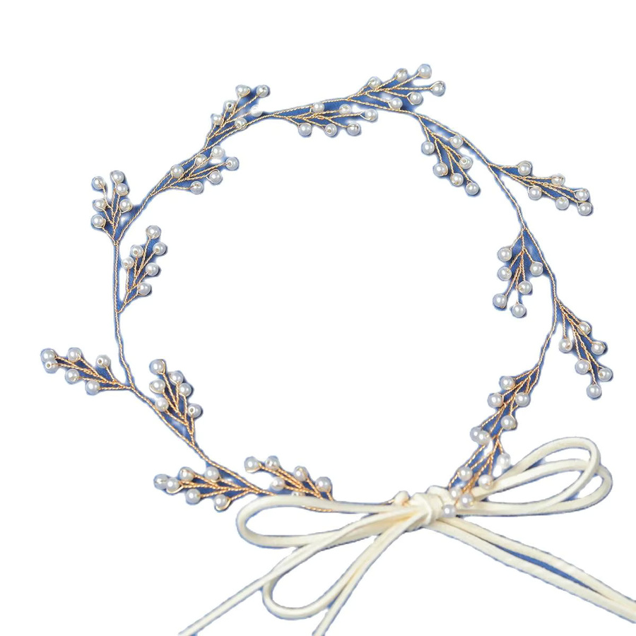 Stirnband, Roségold Farbe, Perlen, Damen - Bild 2