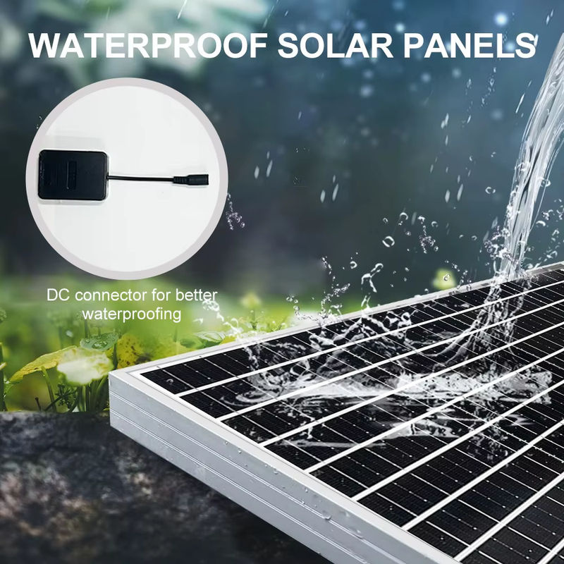 SOECOPO Tragbares Solarpanel 1500 W, hocheffiziente 10BB-Zellen Güteklasse A+, wasserdichtes Design in Schwarz, 18 V für Wohnmobil, Boot und Ausflüge - Bild 5