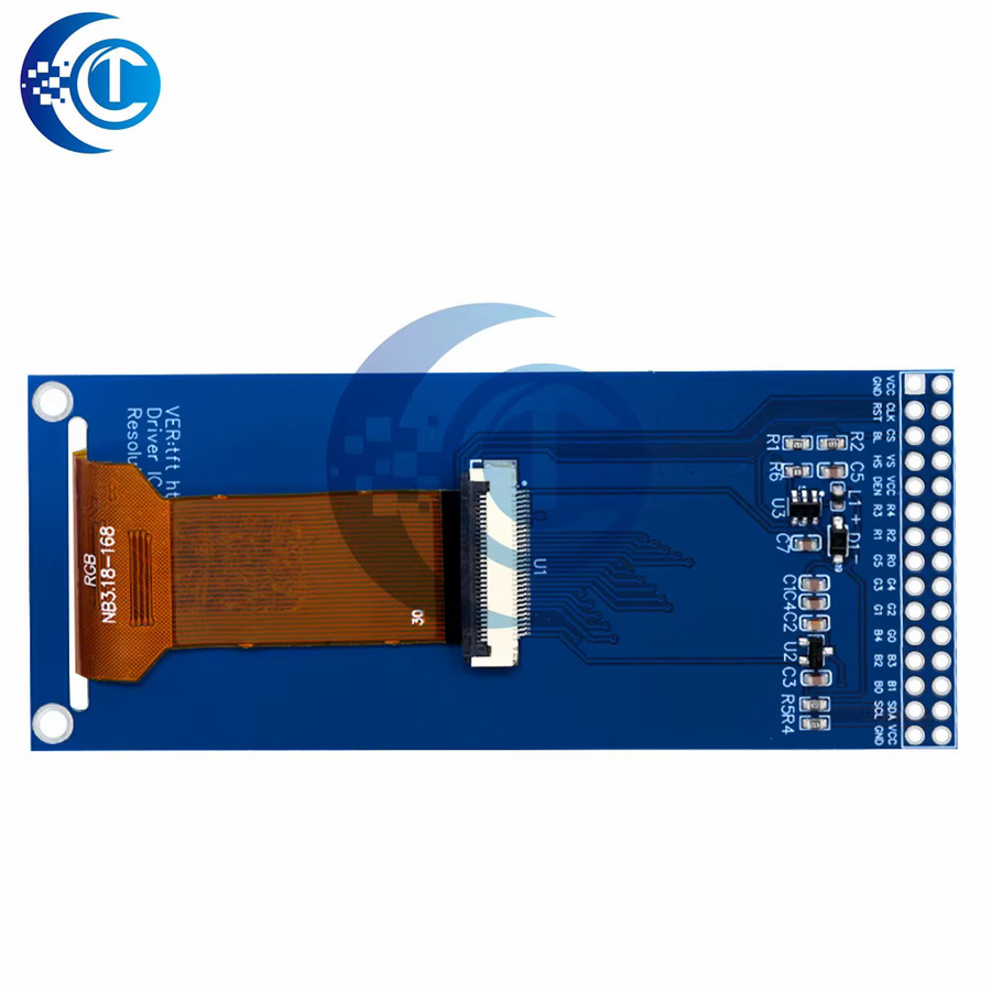 EGBO TFT-Anzeigemodul 2,86 Zoll mit ST7701 SPI, hochauflösend 376 x 960 Pixel, Blau, kompatibel mit Arduino und STM32 - Bild 2