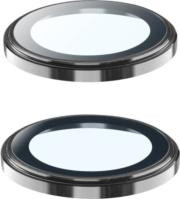 Camera Ring Protection für Apple iPhone 15 und 15 Plus in Transparent/Silber - Bild 1