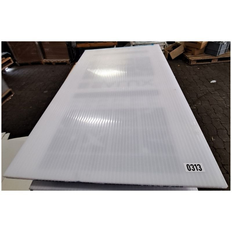 Stegdreifachplatte Polycarbonat Friedrich von Lien AG, Farbe: Opal, B/H: 120 cm x 240 cm, Dicke: 16 mm - Bild 1