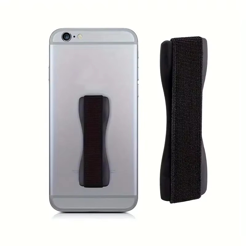 2er-Set Universal Handy Rückseite Aufkleber mit kreativem Strap für Einhand-Bedienung in Rot und Schwarz - Bild 4