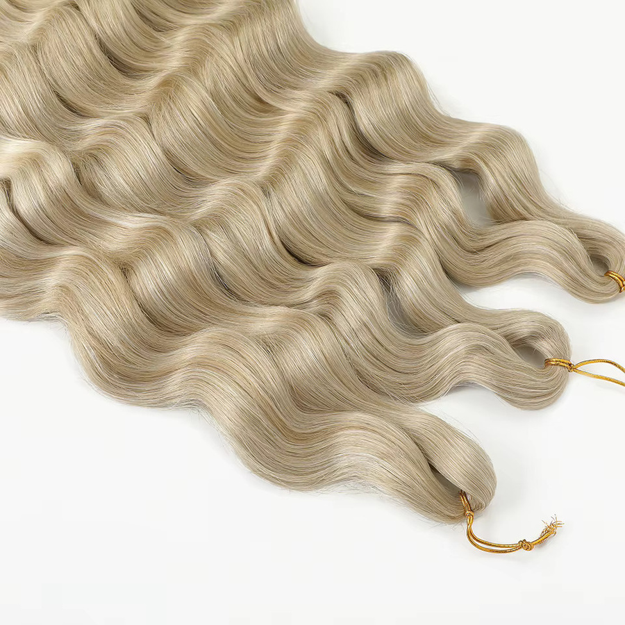 Lena Haar Wellenförmige Haarverlängerung, Ombre Braun, 24 Zoll, Damen - Bild 2