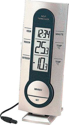 Technoline Temperaturstation WS 7033 in Silber - Bild 1