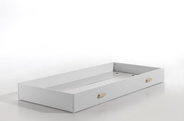 Vipack Bettschublade Kiddy für Kinder in Weiß aus lackiertem MDF und Holzfaserplatte - Bild 1