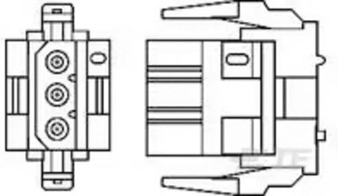 TE Connectivity Leiterplattensteckverbinder 1-640518-0 mit 4,2 mm Rastermaß - Bild 1