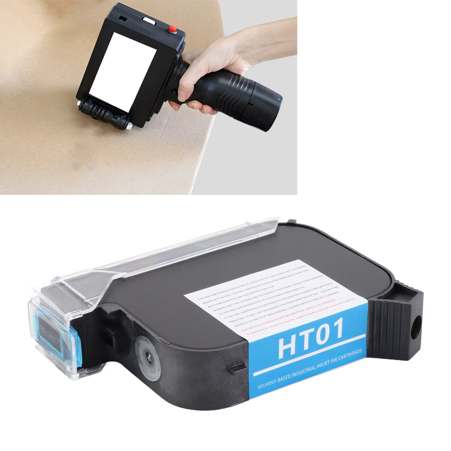 Qiilu Tintenpatrone für Handheld-Inkjet-Drucker, Schwarz, 42 ml - Bild 2