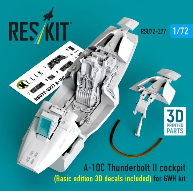Great Wall Hobby A-10C Thunderbolt II Cockpit, 1:72, 3D Printed - Bild 1