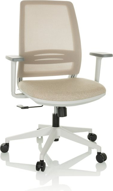 hjh OFFICE Home Office Bürostuhl PROFONDO ECO W mit Armlehnen aus Stoff und Netzstoff - Bild 1