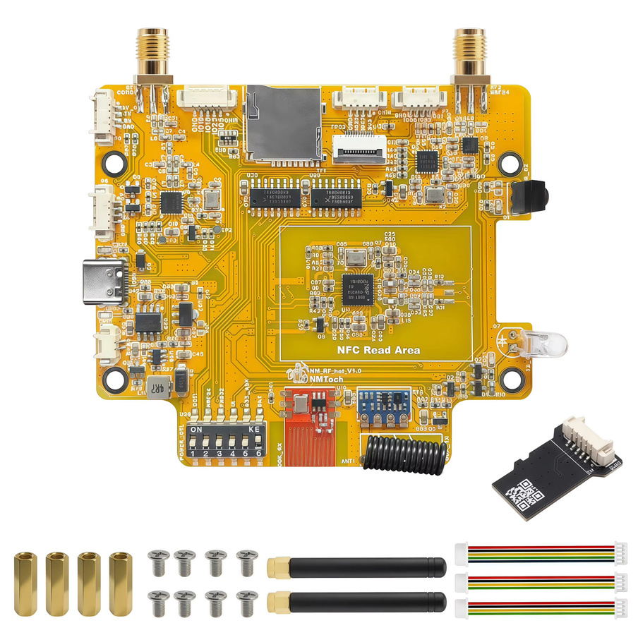 NM-RF-Hat Companion Hat Multi-Band RF Modul für CYD Bruce ESP32-2432S028 mit NRF24, PN532 NFC, CC1101, IR OOK und TF Slot von Heltec Automation - Bild 3