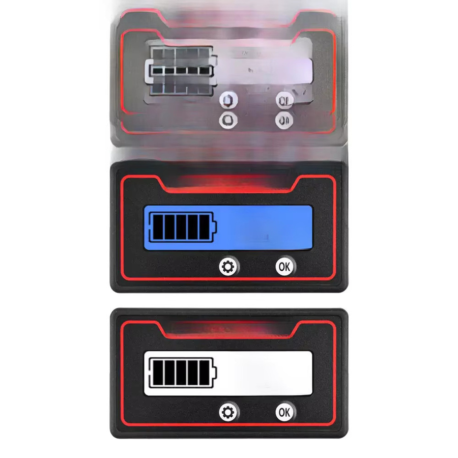 Voktta Batteriekapazitätsanzeige für Blei-Säure, Lithium und LiFePO4 in Schwarz, 9–120 V - Bild 4