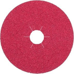 Klingspor Fiberschleifscheibe Keramik K24 Rot für Winkelschleifer Durchmesser: 125 mm - Bild 1