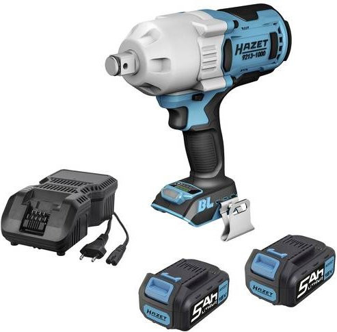 Hazet Akku-Schlagschrauber 9213-1000/4 18V Blau mit 2 Akkus à 5Ah - Bild 1