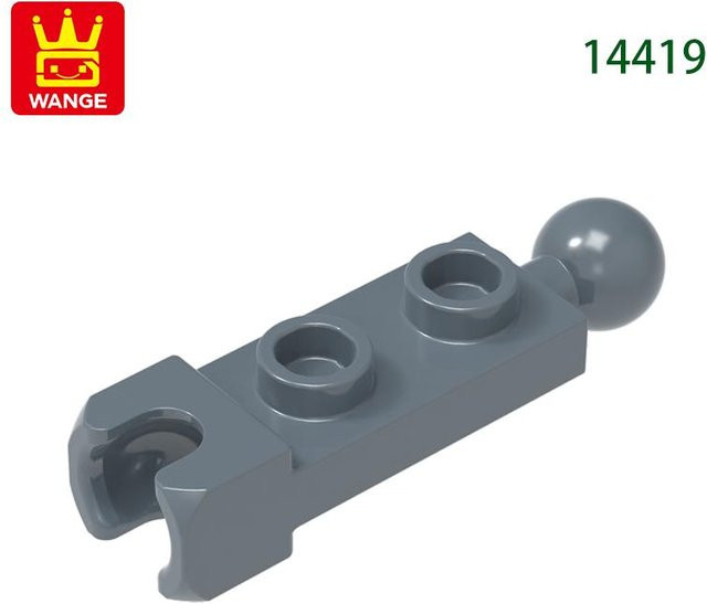 Yiran toy 14419 1x2 Seite B mit Anhängerkupplung, Plattenbausteine, 163-teiliges Set, ab 12 Jahre - Bild 1