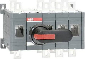 ABB Lastumschalter OT400E13CFP 400A 1000V in Schwarz und Grau - Bild 1