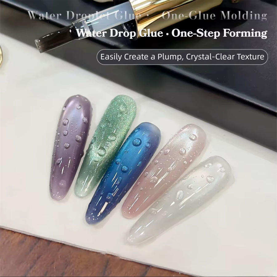 MISS MIANEL Nagellack, Klares Wassertropfen-Gel, Glänzend - Bild 3