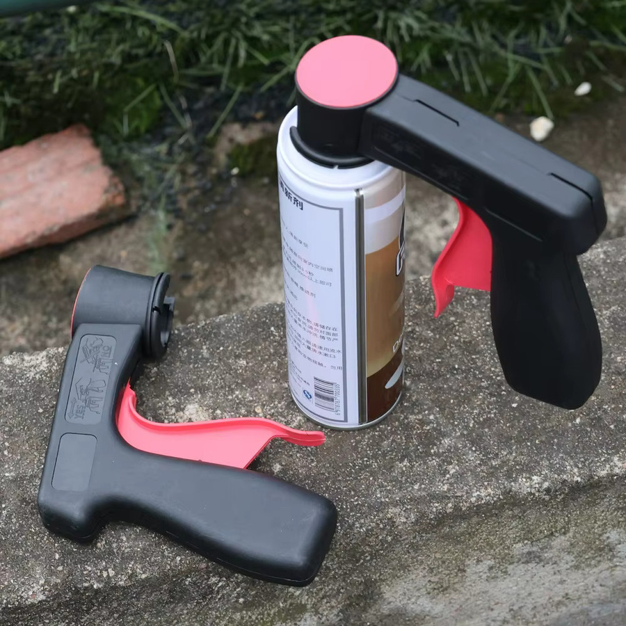 Ergonomischer Full Grip Trigger Griff für Aerosol Sprays in Schwarz als Adapter für Auto Polieren und DIY Wartung - Bild 4