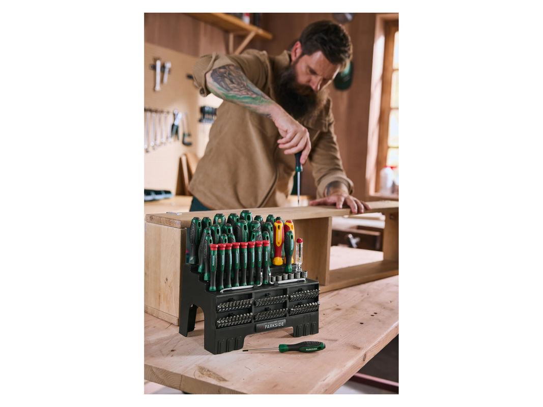 Parkside Schraubendreher- und Bit-Set, 101-teilig, Multicolor - Bild 2