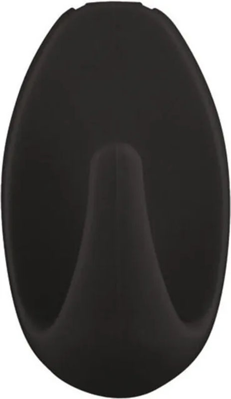 tesa Black Hooks S Selbstklebehaken Oval Schwarz 3 Stück B: 1,4 cm x H: 3,4 cm - Bild 2