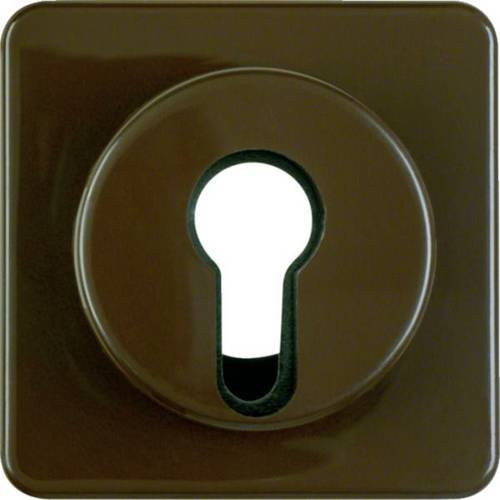 Hager Abdeckung Braun glänzend IP44 WWF1312BR - Bild 1