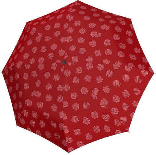 Doppler Fiber Magic Soul Regenschirm in Rot mit Glas und Metall - Bild 1