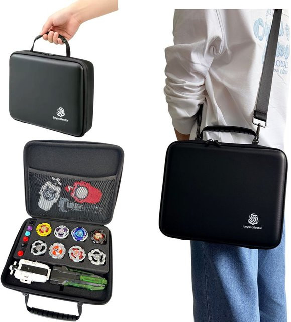 beyscollector Beyblade Ausrüstungskoffer, Beyblade-Tasche, schwarz, Kunststoff, Zubehör - Bild 1