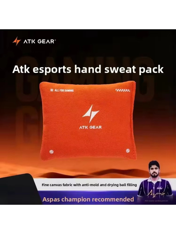 ATK E-Sports Handflächen-Schweißpads in Schwarz für FPS-Spiele zur Schweißabsorption und Rutschfestigkeit - Bild 4