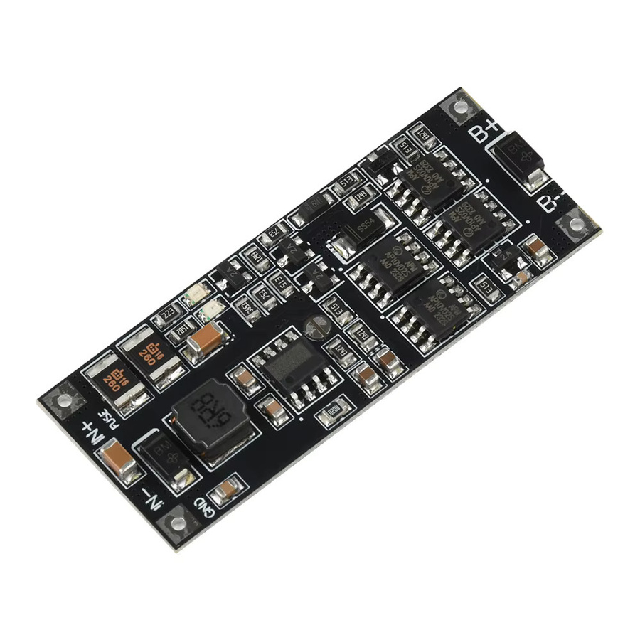 diymore Bidirektionales Lade- und Entlademodul 2/3S mit Ladeschutz, USV-Steuerplatine für unterbrechungsfreie Stromversorgung, DC 12/15V 50W 4A, Schwarz - Bild 2