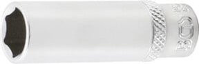 BGS Steckschlüssel-Einsatz Sechskant tief 10511, Antrieb 1/4 Zoll, SW 11 mm, Silber - Bild 1