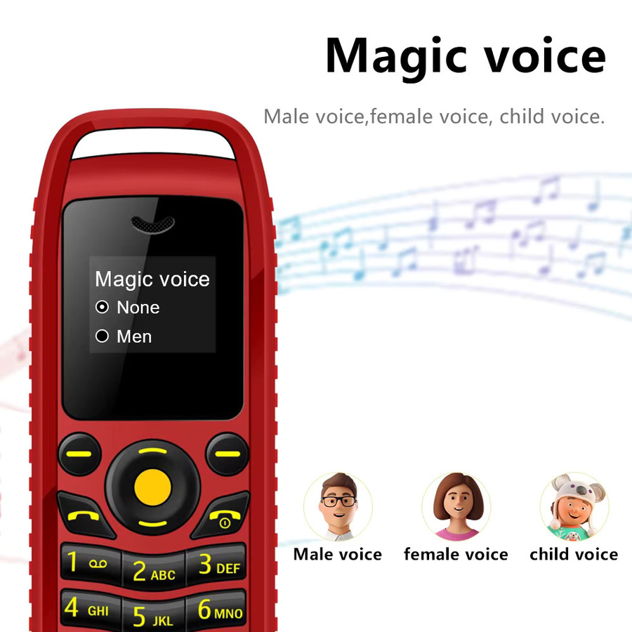 SERVO B25 Super Mini Smartphone 2G GSM Dual-SIM in Grün mit automatischer Anrufaufzeichnung und Magic Voice Funktion - Bild 2