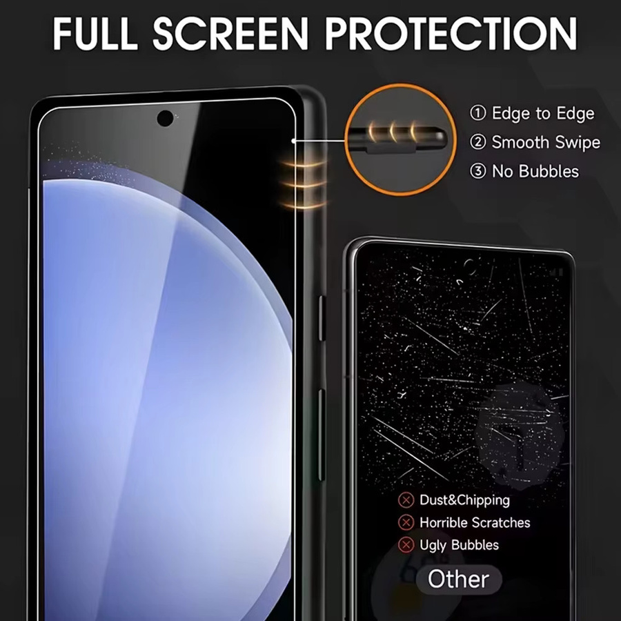 3er-Pack Anti-Spy Displayschutzfolie aus gehärtetem Glas für Samsung Galaxy S25 Ultra, S24, S23, S22, S21 sowie A56, A55, A36, A35, A26, A17, A37, A16, A34, A22 - Bild 2