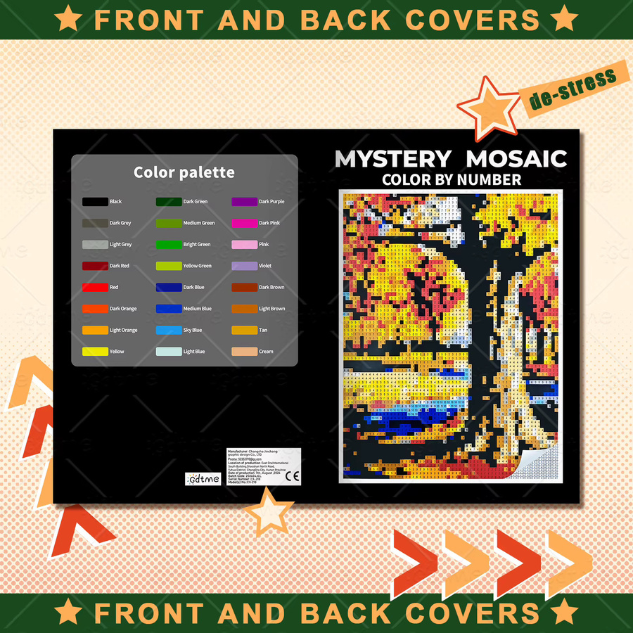 PIXEL PICTURES Landscape Mystery Mosaics Malbuch für Erwachsene und Jugendliche in Multicolour - Bild 3