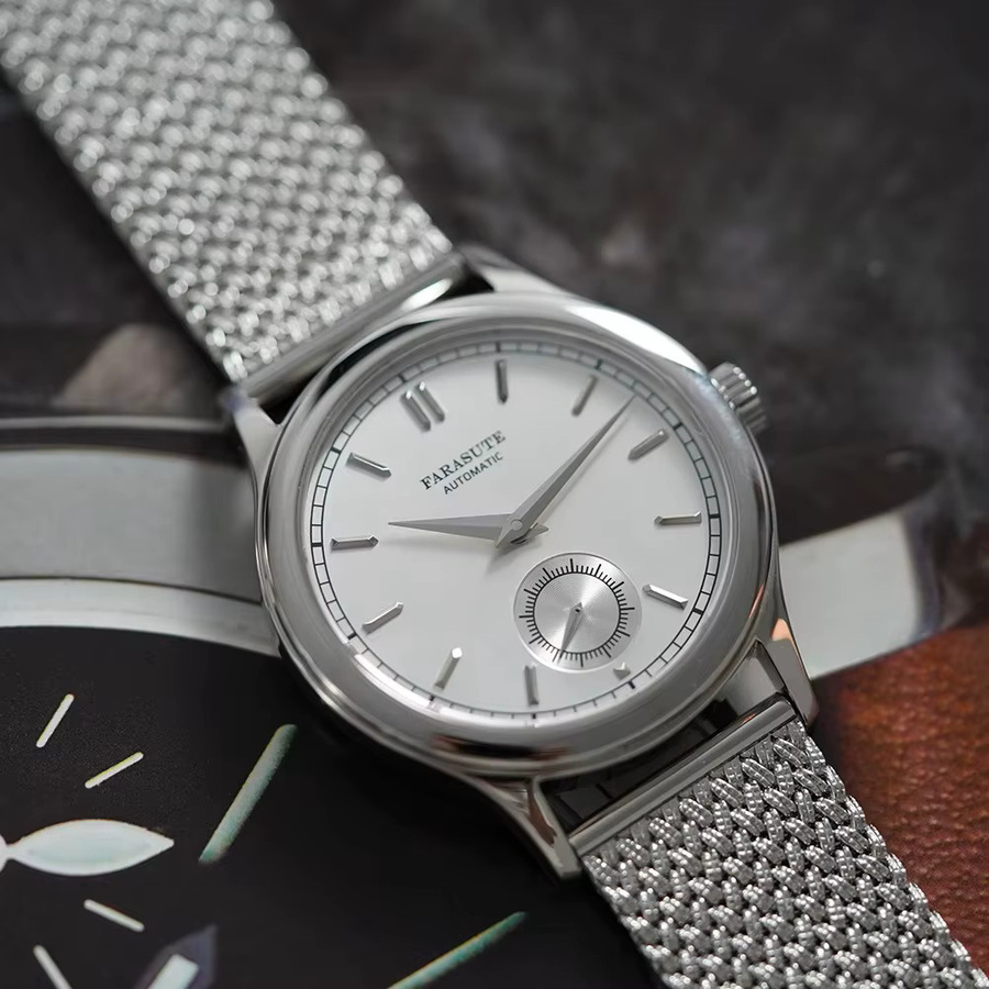 FARASUTE Armbanduhr, Automatik, Edelstahl, Roségold, 39 mm, Herren - Bild 2