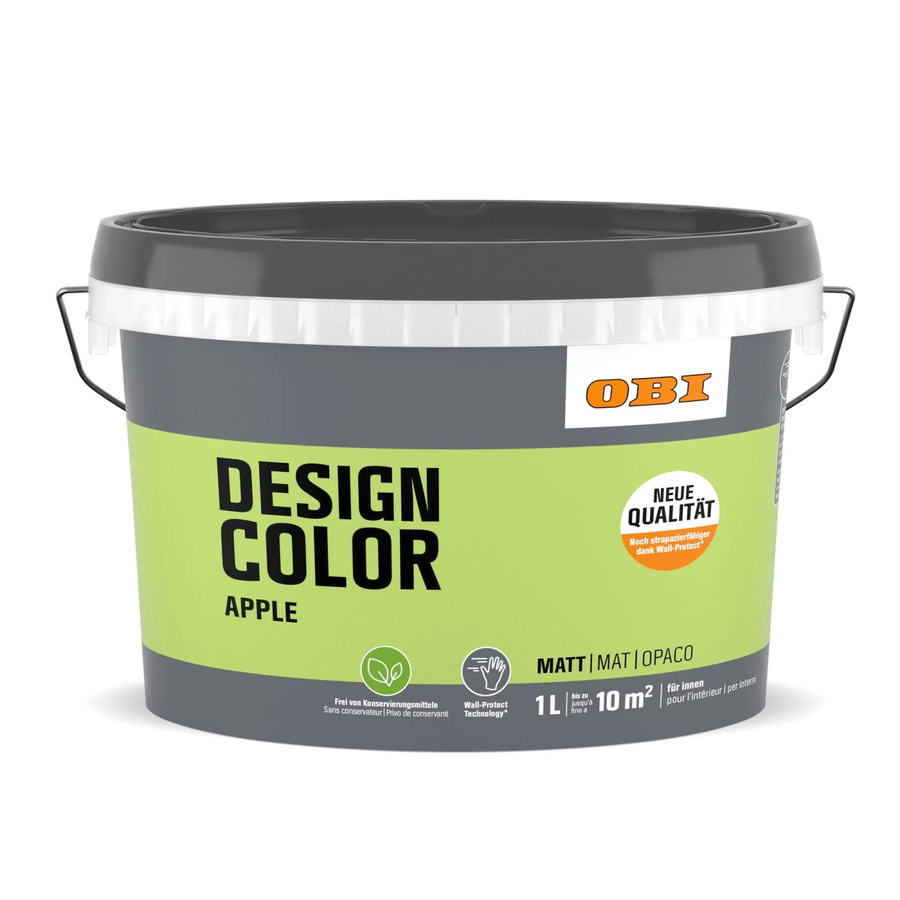 OBI Design Color 1 Dispersionsfarbe für Mauerwerk in Grün - Bild 2