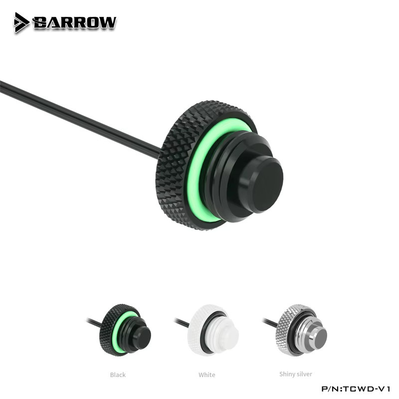 Barrow 10K Temperatursensor Wasserstopp-Dichtungsstecker G1/4'' Standardtyp und erweiterter Typ TCWD-V1/TCWDL-V1 - Bild 2