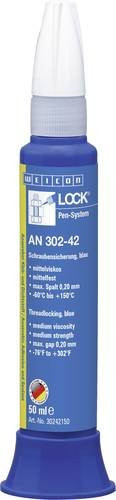 Weicon LOCK AN 302-42 Schraubensicherung mit mittlerer Festigkeit in Blau, 50 ml - Bild 1