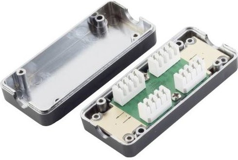 BKL Electronic Cat. 7 LSA-Anschlussbox Verbinder Schwarz - Bild 1