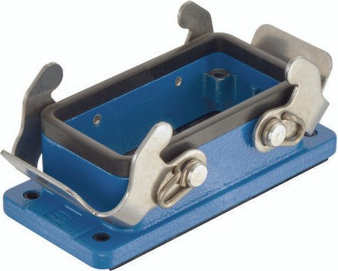 HARTING Anbaugehäuse 09 36 510 1301 09365101301 in Blau aus Zinkdruckguss - Bild 1