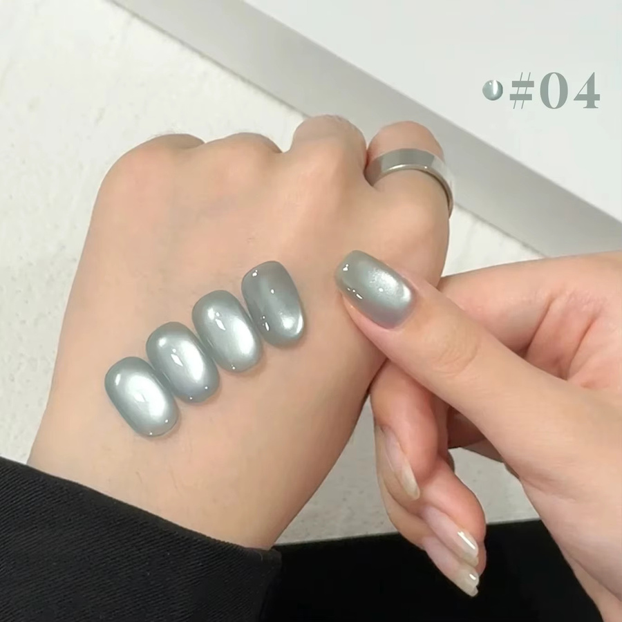 MISS MIANEL Nagellack, Magnetischer Glasperlen-Mondlicht-Katzenaugen-Gel-Nagellack, 12 ml, Schimmernd - Bild 3
